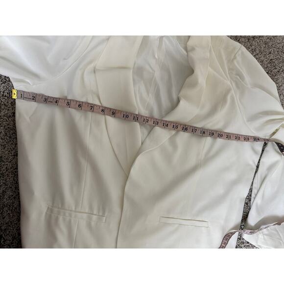 New Torrid 3 (3X) Longline Crepe Dressy Blazer Jacket - Picture 6 of 7